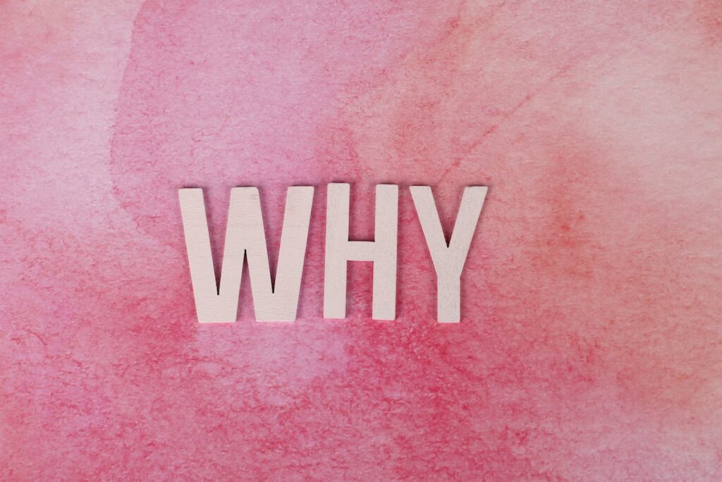 Knowing why doesn't really help.