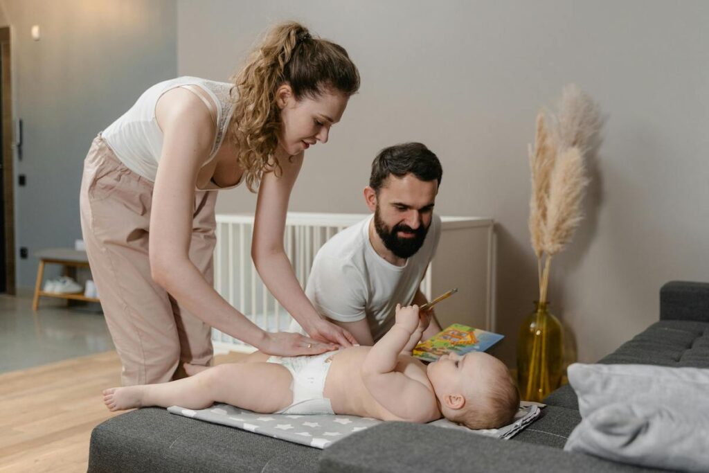 Parents should ask babies for consent to change diapers, experts say.